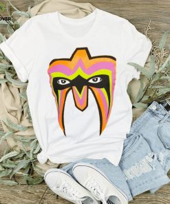 Men's Ripple Junction Gold The Ultimate Warrior WWE Mask Graphic T Shirt