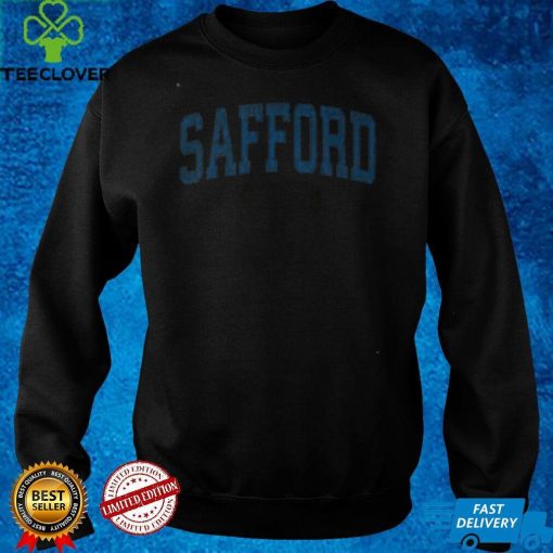 Mens Safford Arizona AZ Vintage Athletic Sports Navy Design Shirt