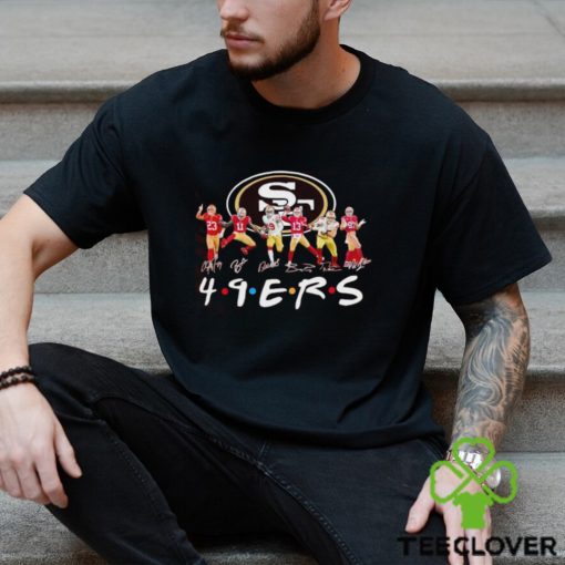 Men’s San Francisco 49ers Friends tv show signatures shirt