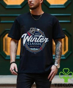 Men's Seattle Kraken Fanatics Branded Heather Charcoal 2024 NHL Winter Classic T Shirt