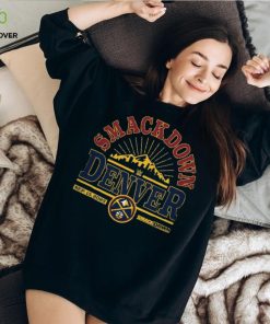 Men’s Sportiqe Black SmackDown x Denver Nuggets Tri Blend T Shirt