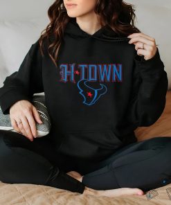 Men's Starter Black Houston Texans H Town Graphic T Shirt