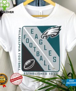 Men's Starter White Philadelphia Eagles Shield Graphic T Shirt