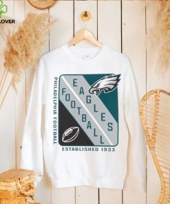 Men's Starter White Philadelphia Eagles Shield Graphic T Shirt