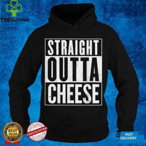 Mens Straight Outta Cheese Funny T Shirt tee