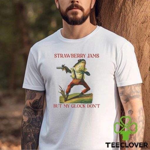Men’s Strawberry Jams but my glock don’t shirt
