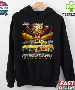 Men’s Team Penske Black Joey Logano 2024 NASCAR Cup Series Champion Long Sleeve T Shirt