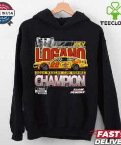 Men’s Team Penske Black Joey Logano 2024 NASCAR Cup Series Champion Official T Shirt