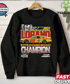 Men's Team Penske Black Joey Logano 2024 NASCAR Cup Series Champion Official T Shirt
