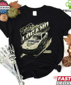 Men’s Team Penske Green Joey Logano Military Car T Shirt