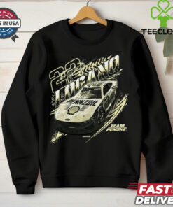 Men's Team Penske Green Joey Logano Military Car T Shirt