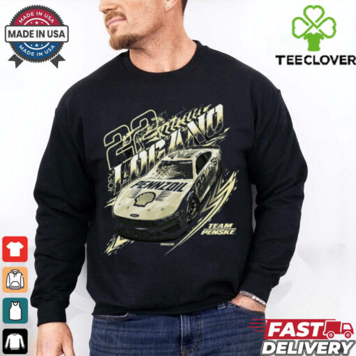 Men’s Team Penske Green Joey Logano Military Car T Shirt