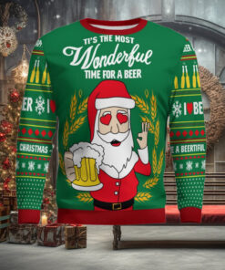Men’s The Most Wonderful Time For A Beer Christmas Sweater