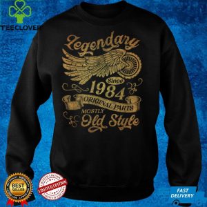 Mens Vintage Legendary Since 1984 37th Birthday 37 Year Old Gifts T Shirt