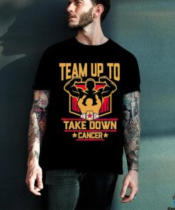 Men’s WWE Connor’s Cure team up to take down cancer shirt