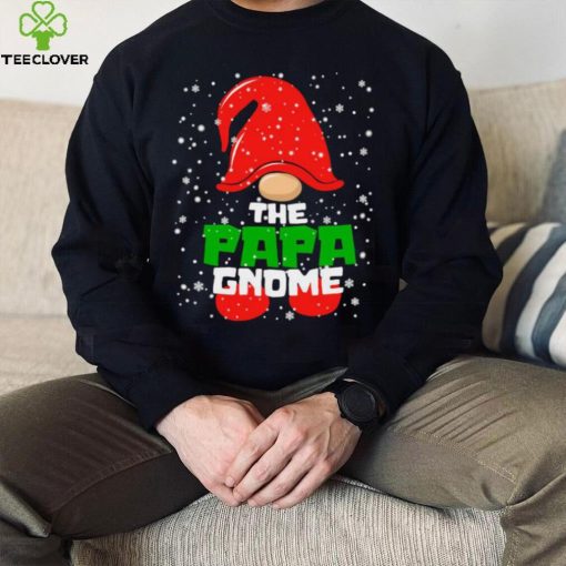 Mens papa gnome funny family matching christmas pajama sweatshirt