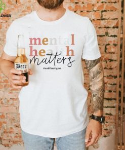 Mental Health Matters Awareness Retro Psychologist Shirt