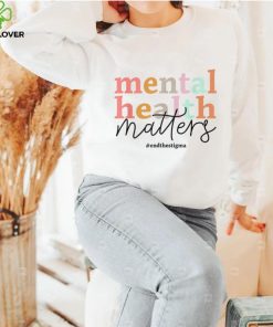 Mental Health Matters Awareness Retro Psychologist Women T Shirt