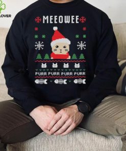 Meow Purr Purr Purr Purr Ugly Christmas Shirt