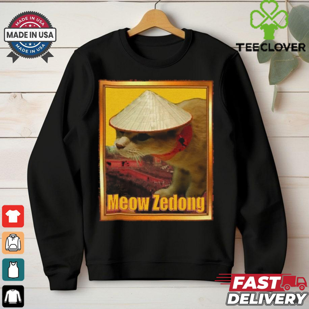 Meow Zedong T Shirts Meow Zedong T Shirts