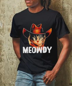 Meowdy Cat Cowboy Funny Cat Meme Shirt