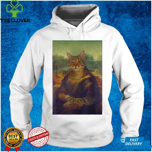 Meowing Lisa Funny Cat Shirt, Cat Art Thoodie, sweater, longsleeve, shirt v-neck, t-shirt, Cat Lover T Shirt tee