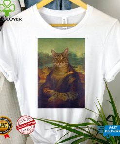 Meowing Lisa Funny Cat Shirt, Cat Art Tshirt, Cat Lover T Shirt tee