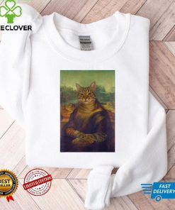 Meowing Lisa Funny Cat Shirt, Cat Art Thoodie, sweater, longsleeve, shirt v-neck, t-shirt, Cat Lover T Shirt tee