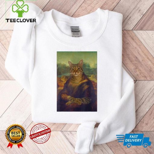 Meowing Lisa Funny Cat Shirt, Cat Art Thoodie, sweater, longsleeve, shirt v-neck, t-shirt, Cat Lover T Shirt tee