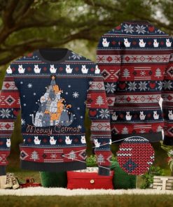 Meowy Catmas 3D Printed Ugly Christmas Sweater