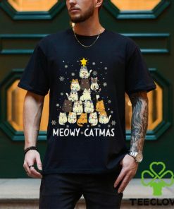 Meowy Catmas Cat Christmas Classic T Shirt 1 Meowy Catmas Cat Christmas Classic T Shirt