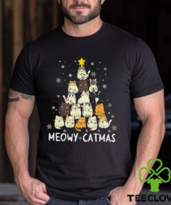 Meowy Catmas Cat Christmas Classic T Shirt 2 Meowy Catmas Cat Christmas Classic T Shirt