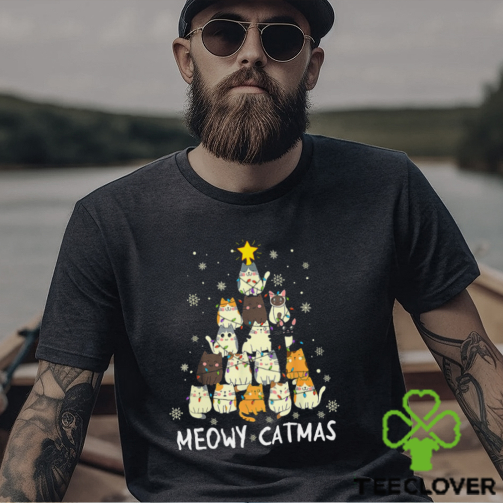 Meowy Catmas Cat Christmas Classic T Shirt Meowy Catmas Cat Christmas Classic T Shirt