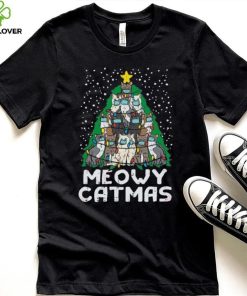 Meowy Catmas Christmas Tree Cats Mask Xmas Quarantine Gift T Shirt 2 Meowy Catmas Christmas Tree Cats Mask Xmas Quarantine Gift T Shirt