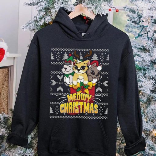 Meowy Catmas Holiday Merry Christmas Ugly Shirt