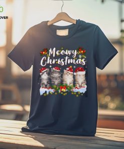 Meowy Christmas Cute Christmas Cat Classic T Shirt