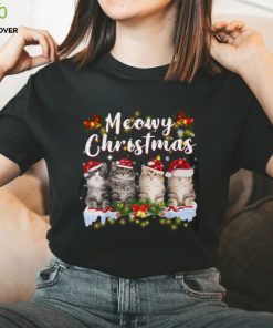 Meowy Christmas Cute Christmas Cat Classic T Shirt