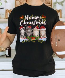 Meowy Christmas Cute Christmas Cat Classic T Shirt