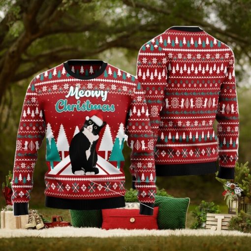 Meowy Christmas Men And Women Christmas Gift 3D Ugly Christmas Sweater