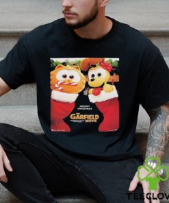 Meowy Christmas The Garfield Movie Poster T Shirt