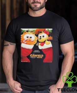 Meowy Christmas The Garfield Movie Poster T Shirt