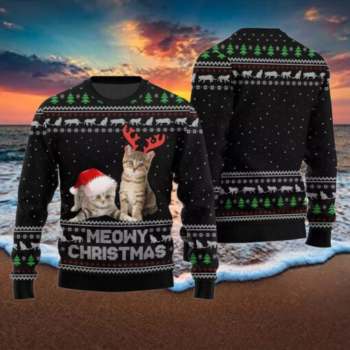 Meowy Christmas Ugly Sweater