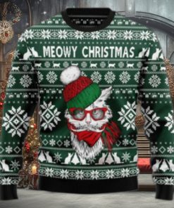 Meowy Ugly Sweater Best Gift For Christmas