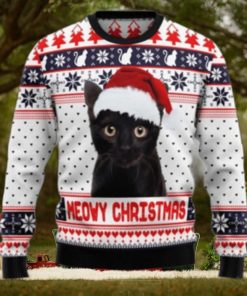 Meowy Ugly Sweater For Christmas