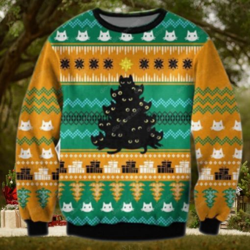 Meowy Ugly Sweater Gift For Christmas