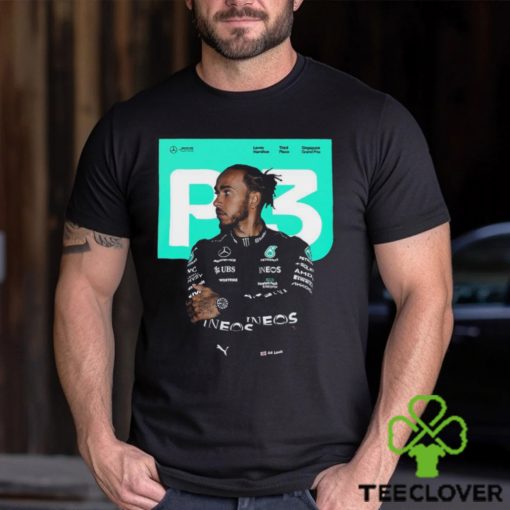 Mercedes AMG F1 Driver Lewis Hamilton Got The P3 In Singapore GP 2023 Classic T shirt