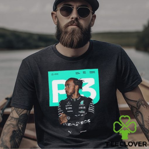 Mercedes AMG F1 Driver Lewis Hamilton Got The P3 In Singapore GP 2023 Classic T shirt
