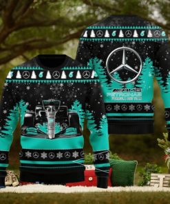 Mercedes AMG Petronas F1 Christmas Ugly Sweater 3D Gift For Chirstmas
