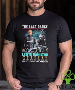 Mercedes Benz The Last Dance Lewis Hamilton Thank You For The Memories Signature Mug Custom Name Shirt