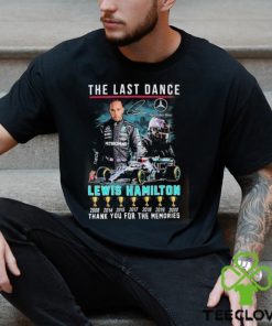 Mercedes Benz The Last Dance Lewis Hamilton Thank You For The Memories Signature Mug Custom Name Shirt